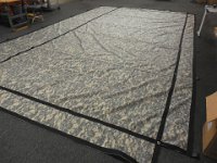 custom camper tarp with 3 flaps 1